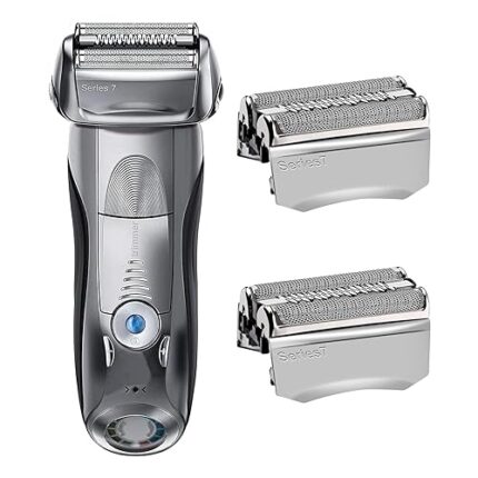 Replacement Head Compatible with Braun Electric Foil Shaver，70S Series 7, Compatible with Braun Series 7 790cc 760cc 750cc 720 799 797 (2 Pack)