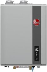 Rheem RTGH-84DVLP-3 Super High Efficiency Condensing Indoor Tankless Liquid Propane Water Heater, 8.4 GPM