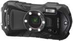 Ricoh WG-80 Black Waterproof Digital Camera Shockproof Freezeproof Crushproof Microscope Mode