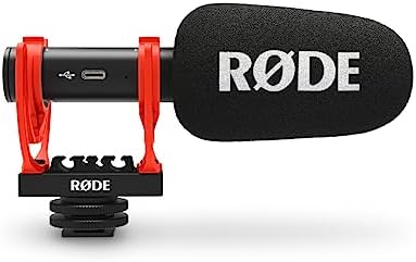Rode VideoMic GO II Camera-Mount Lightweight Directional Microphone,Black