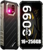 Rugged Cell Phone 2023, Ulefone Armor 22 Rugged Smartphone Unlocked, Up to 16+256GB, 64MP Night Vision Camera, 64MP Main Camera, Android 13, 6600mAh, 120Hz Display, IR Blaster, 4G LTE T-Mobile (Black)