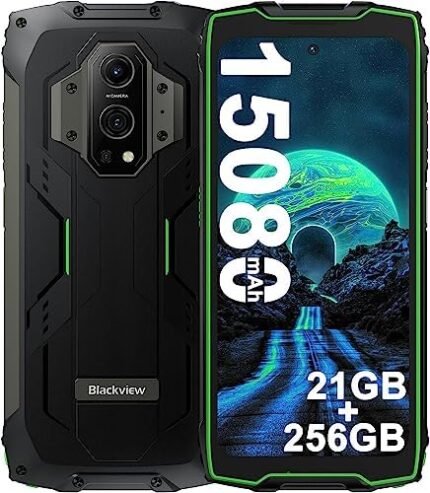 Rugged Smartphone Unlocked, (2023)Blackview BV9300 with 100 Lumen Flashlight, 21GB+256GB/1TB Android Phones, 15080mAh Battery 33W Fast Charge, 2.3K 120Hz Display, Octa-core Helio G99, 50MP Camera, NFC