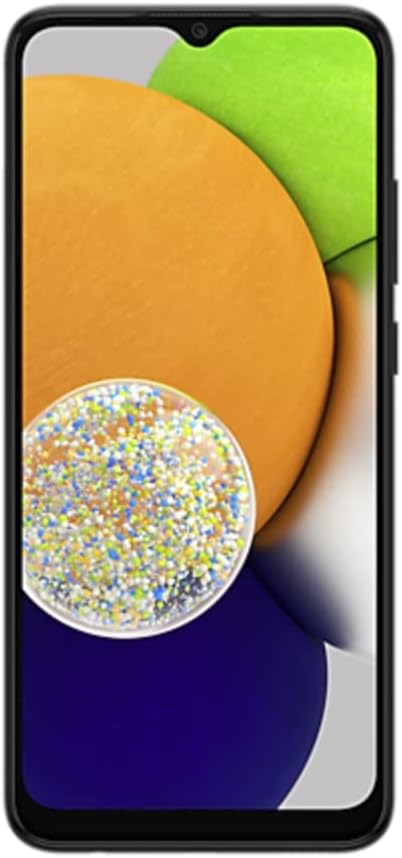 SAMSUNG Electronics Galaxy A03 Cell Phone, Factory GSM Unlocked Android Smartphone, 32GB, Long Lasting Battery, International Version (Black)