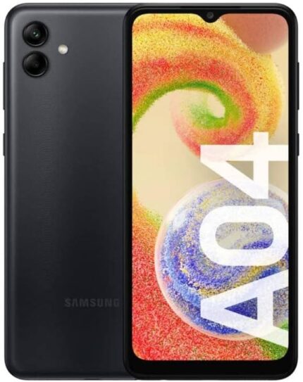 SAMSUNG Galaxy A04 4G LTE (128GB + 4GB) Unlocked Global Worldwide (Only T-Mobile/Mint/Tello Metro USA Market) 6.5" 50MP Dual Camera + (w/Fast Car Charger) (Black)