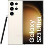 SAMSUNG Galaxy S23 Ultra 5G SM-S918B/DS 256GB 12GB RAM, 200 MP Camera, Factory Unlocked, NGP Wireless Charger Included – Cream