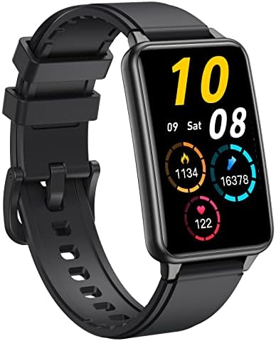 SKG V3 Activity Fitness Tracker for Men Women with 24/7 Heart Rate, Blood Oxygen, Sleep Monitoring, Pedometer Fitness Watch with Step/Calories/Distance, Message Notification, Music Control & Shutter