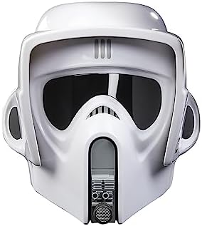 STAR WARS The Black Series Scout Trooper Premium Electronic Helmet with Sound Effects, Return of The Jedi Adult Roleplay Item 