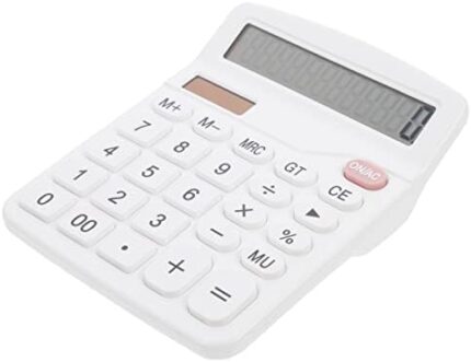 STOBOK Calculator Specialty Tools Electronic Accessories Desktop Calculator Desktop Accessories Office Set Desk Accessories Calculator Counting Supply White Use Abs Mini