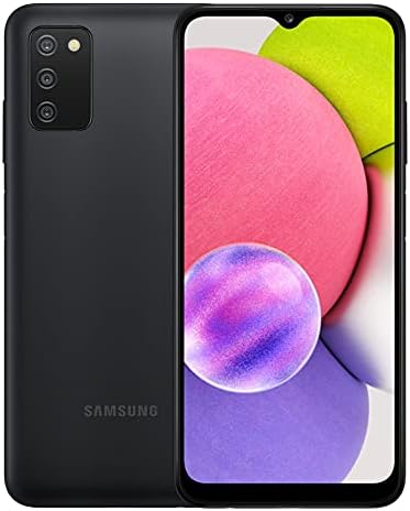 Samsung Galaxy A03S 4G LTE (NOT 5G) 6.5" HD+ Triple Camera 5000mAh Battery, Dual Sim GSM Unlocked Global 4G Volte (NOT VERIZON/Boost) International Model A037M/DS (Black, 64GB + 4GB)
