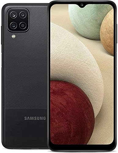 Samsung Galaxy A12 (A127F) 128GB Dual SIM, GSM Unlocked, (CDMA Verizon/Sprint Not Supported) Smartphone International Version (Fast Car Charger Bundle) No Warranty (Black)