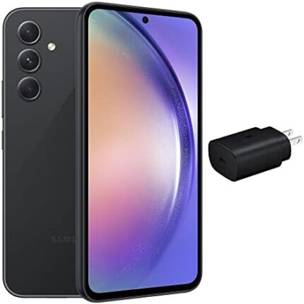 Samsung Galaxy A54 5G Dual SIM 256GB ROM 8GB RAM 6.4" 120Hz AMOLED, Octa-Core, 50MP Camera (GSM Unlocked for T-Mobile, Metro, Global) International Model A546E/DS Mobile Cell Phone (Graphite)