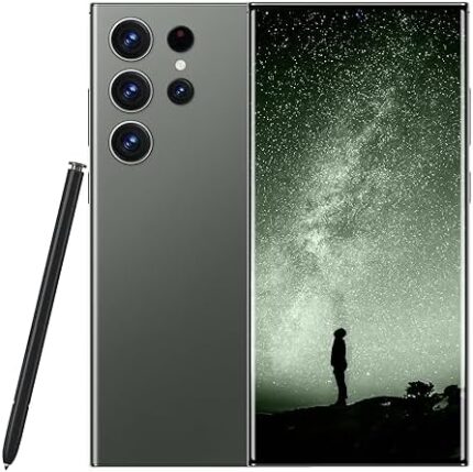 Sefwon Unlocked Cell Phones S23 Ultra Mobile Phone 2023 Android 13 Smartphone with SS Pen, 8GB+256GB, 6.8" Display, 50MP+13MP Camera 6500 mAh 4G Dual SIM - Green