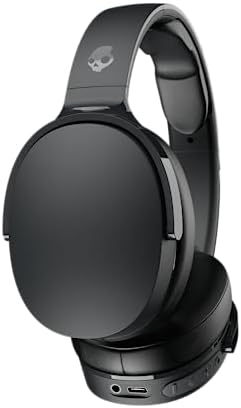 Skullcandy Hesh Evo Over-Ear Wireless Headphones, 36 Hr Battery, Microphone, Works with iPhone Android and Bluetooth Devices - True Black