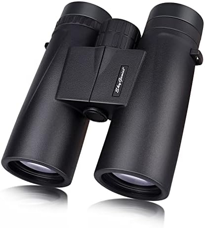 SkyGenius 10x42 Binoculars for Adults, Quick Focus Binoculars Full-Multi Coated Film Lens, 1.10Ib Lightweight Binoculars for Bird Watching Hunting Outdoor Activities