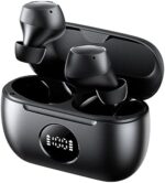 Skysay Wireless Earbuds ENC Noise Cancellation Bluetooth 5.3 Headphones Stereo Ear Buds with Digital Power Display, 100 Hrs Standby Time (Black)