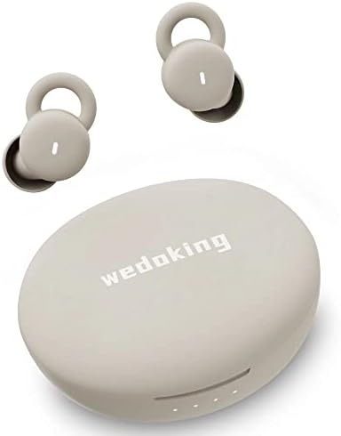Smallest Invisible Sleep Earbuds Comfortable Noise Blocking Wireless Headphones for Sleeping Bluetooth Flat Ear Buds for Side Sleepers,Tiny Hidden Sleepbuds for Work Sports Ivory