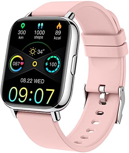 Smart Watch, 2023 Fitness Tracker Watch for Men Women, 1.69'' Touch Smartwatch Fitness Watch with Heart Rate Monitor/Pedometer/Sleep Monitor
