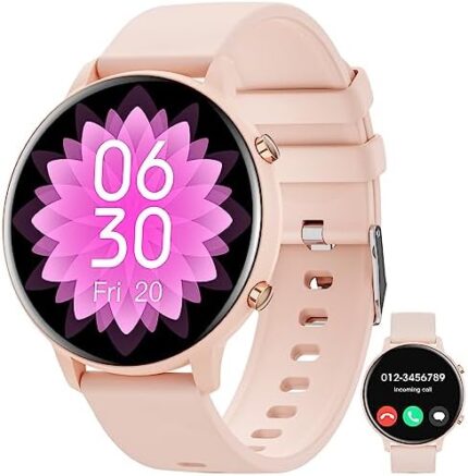 Smart Watch, Bluetooth Call Smartwatch for Men and Women,Monitoring Heart Rate/Sleep/Blood Oxygen/Pedometer,1.39-inch Fitness Tracker with Multiple Sports Modes,Smartwatches fit for IOS and Android