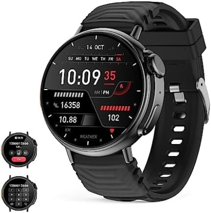 Smart Watch Ultra 1.52" Round HD Display with call (receive/make call)Ai Voice,Music Player, Fitness watch for men women Waterproof Activity Tracker with 120 Modes Sports for Iphone Andorid phones