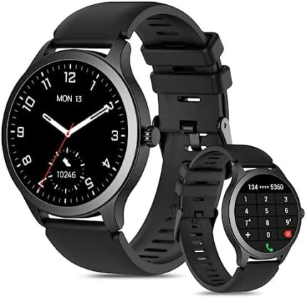Smart Watch for Men Answer/Make Call, 1.32" Smartwatch Gifts with Blood Oxygen/Heart Rate/Sleep Monitor, IP68 Waterproof Fitness Tracker Step Calorie Counter Pedometer Workout Watch for Android iOS