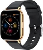 Smart Watch for Men Women, 1.69" Fitness Tracker 5ATM Waterproof Smartwatch with Blood Pressure Heart Rate Sleep Monitor 24 Sports Model Step Calories Counter Smart Watch for Android iPhone Compatible