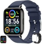 Smart Watch for Men Women Fitness: (Make/Answer Call) Bluetooth Smartwatch for Android Phone iPhone Waterproof Run Sport Digital Watches Blood Pressure Heart Rate Monitor Step Counter Sleep Tracker
