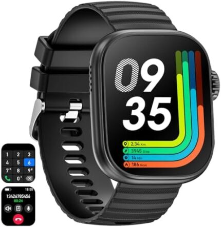 Smart Watch for Men Women with Bluetooth Call, 2.01‘’ Fitness Activity Tracker with 111 Sport Modes,Voice Assistant IP67 Waterproof Smartwatch with Blood Pressure Sleep Monitor for Android and iPhone