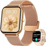 Smart Watch for Women Fitness Tracker: 1.83 Inch Bluetooth Call Smartwatch with Blood Oxygen Blood Pressure Monitor Compatible with Android Ios 100+ Sport Mode Heart Rate Steps Counter Waterproof Ip67