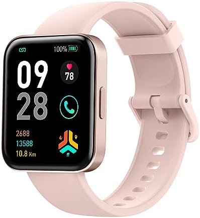 Smart Watch for Women Men with Bluetooth 5.0 Call SOS,14-Day Battery Life,1.83" Fitness Tracker Watch with [24H Heart Rate SpO2 Sleep Monitor],5ATM Watreproof Calculator Music Speaker for Android&iOS
