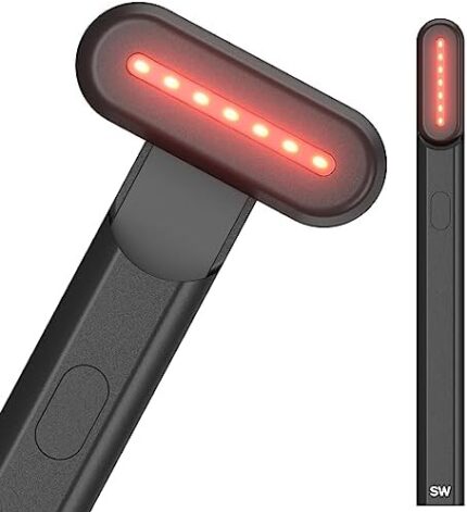 Solawave 4-in-1 Radiant Renewal Wand, Face Skincare Wand with Facial Massager, Facial Wand (Matte Black)