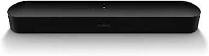 Sonos Beam (Gen 2). The compact smart soundbar for TV, music and more. (Black)