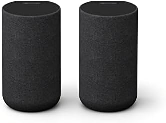 Sony SA-RS5 Wireless Rear Speakers with Built-in Battery for HT-A7000/A5000/A3000 and STR-AN1000,Black