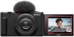 Sony ZV-1F Vlog Camera for Content Creators and Vloggers Black
