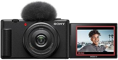 Sony ZV-1F Vlog Camera for Content Creators and Vloggers Black