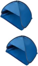 Sosoport 2pcs Tent Camping Sun Shelters Baby Backpack Sun Shade for Beach Hiking Backpack Automatic Canopy Shade Camping Awning Sunshade Outdoor Cabana up Sunshade Fishing Sports