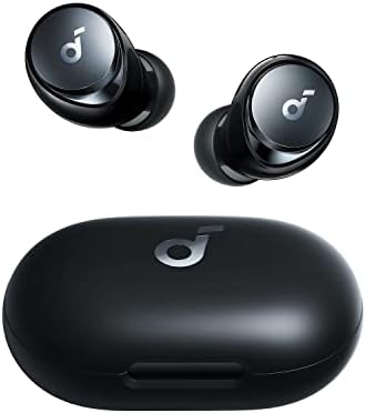 Soundcore Anker Space A40 Auto-Adjustable Active Noise Cancelling Wireless Earbuds Headphone, Black