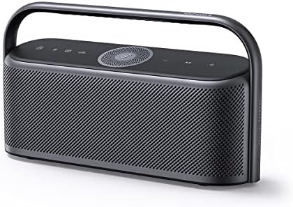 Soundcore Motion X600 Portable Bluetooth Speaker with Wireless Hi-Res Spatial Audio,50W Sound, IPX7 Waterproof, 12H Long Playtime, Pro EQ, Built-in Handle, AUX-in