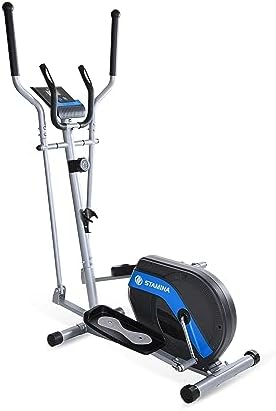 Stamina Elliptical Trainer 708 - Elliptical Training Machine with Bluetooth and Smart Workout App - Compact Standing Elliptical Machine for Home Workout - Up to 250 lbs Weight Capacity