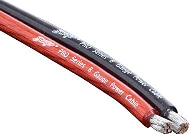 Stinger SPW18TB500 PRO 8 Gauge Power Wire 500-Feet (Black)