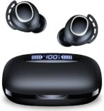 TAGRY Wireless Earbuds Bluetooth Headphones 120H Playtime IPX7 Waterproof Ear Buds Power Display Earphones with Mic and 2600mAh Charging Case for Sports Laptop TV Computer Phone Gaming