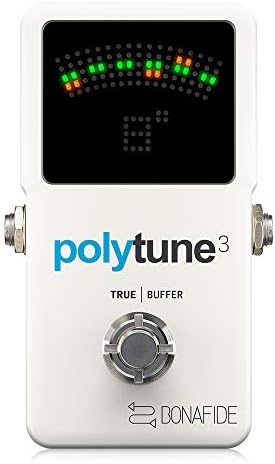 TC Electronic POLYTUNE 3 Ultra-Compact Polyphonic Tuner with Multiple Tuning Modes and Built-In BONAFIDE BUFFER