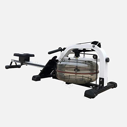 TOE Water Resistance Rowing Machine Silent Cardio Training with LCD TOE Water Resistance Rowing Machine Silent Cardio Training with LCD Display Home Gym Workout 440lbs Max Capacity