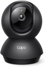 TP-Link Tapo 2K Pan/Tilt Indoor Security Camera for Baby Monitor, Pet Camera | Motion Detection & Tracking | 2-Way Audio | Cloud & SD Card Storage | Works w/Alexa & Google Home | Black | Tapo C211