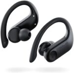 TREBLAB X3 Pro - True Wireless Earbuds with Earhooks - 145H Battery Life, Bluetooth 5.0, IPX5 Waterproof Earbuds - TWS Bluetooth Headphones with Charging case for Sport, Running, Workout - Black