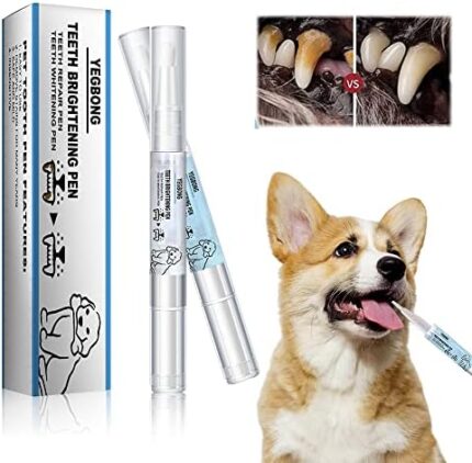 Teeth Brightening Pen for Pet - Pet Teeth Repairing Kit,Pet Dog/Cat Teeth Cleaning Pen for Dental Care,Pet Teeth Whitening Pen Tool，Dog Tartar Dental Stone Cleaning Pen 5ML