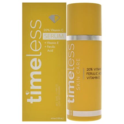 Timeless Skin Care Vitamin C Plus E 20 Percent Ferulic Acid Serum Serum Unisex 4 oz