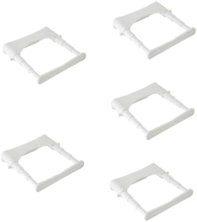 Toddmomy 5pcs Basketball Sports Bracket Basketball Football Storage Rack Retractable Football Holder Hanging Basketball Stand pp Plastic Basketball Display Holder Shelf Retractable