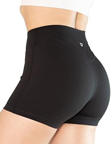 TomTiger Workout Shorts for Women High Waist Gym Fitness Running Yoga Bike Active Exercise Women's Short Tummy Control 3"