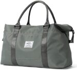Travel Duffel Bag, Sports Tote Gym Bag, Shoulder Weekender Overnight Bag for Women,Olive Green Large