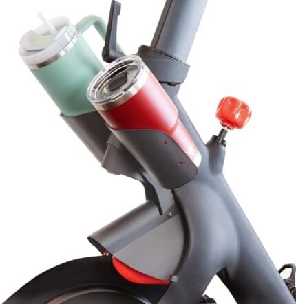 TrubliFit XL Replacement Bottle Holders for Original Peloton Bike, Solid All-Black Metal Design, Direct Replacements - Fits YETI + Nalgene + Hydro Flask + Stanley
